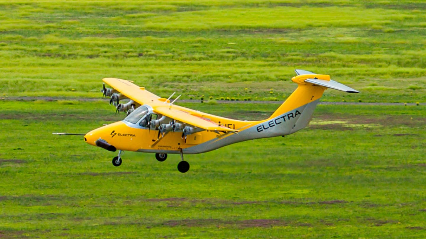 Electra AAM hybrid electric ultra short aircraft